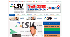 Desktop Screenshot of lsv.org.rs